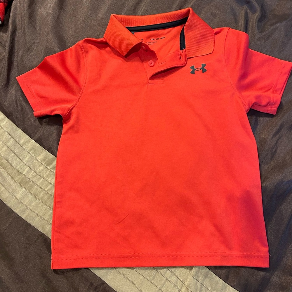 Under Armour Kids' Red Polo Shirt